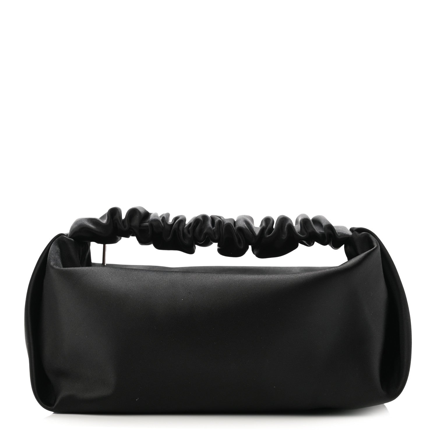 Alexander Wang Satin Mini Scrunchie Bag Black 1 of 5