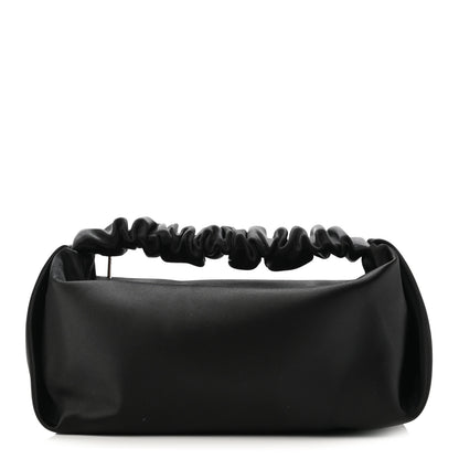 Alexander Wang Satin Mini Scrunchie Bag Black 1 of 5