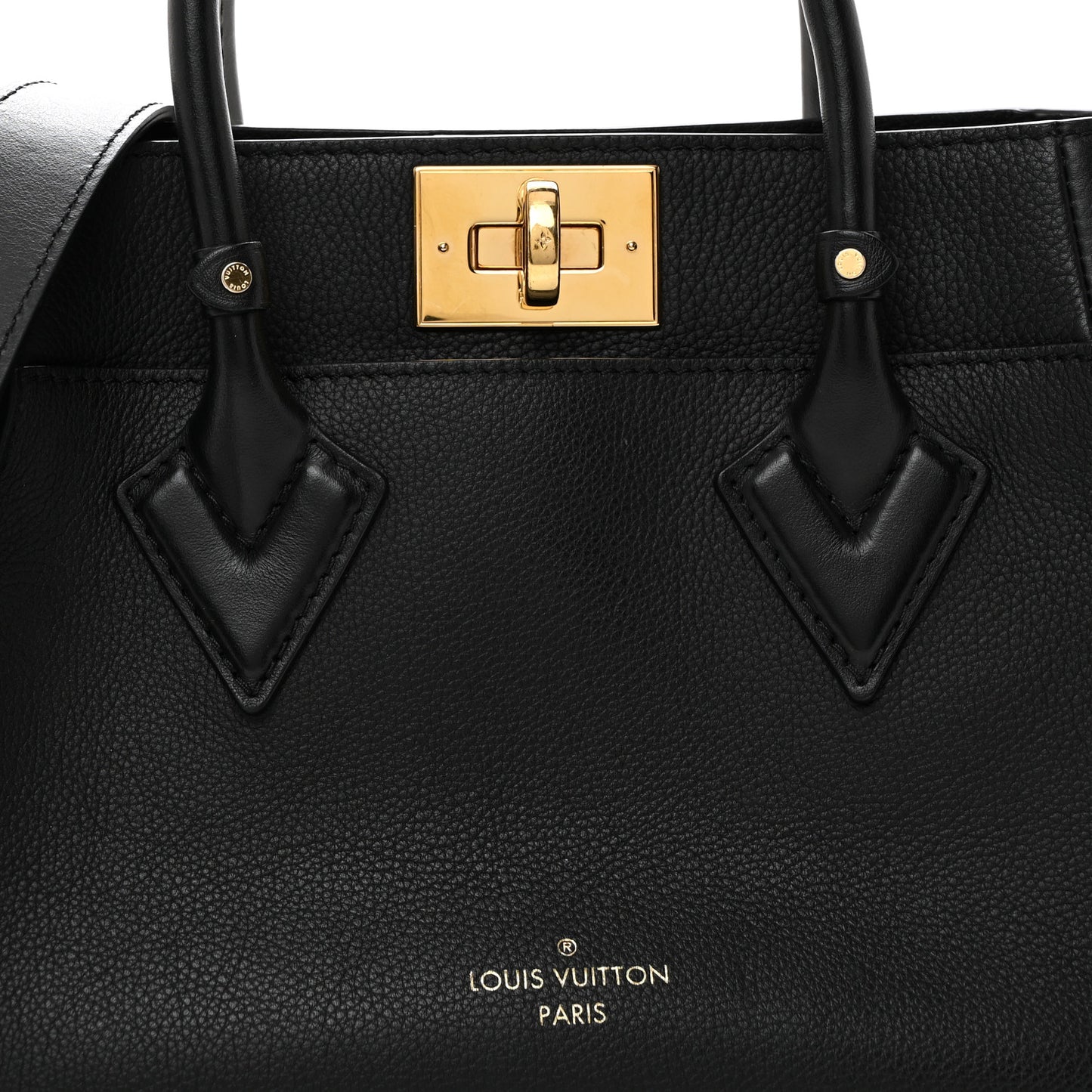 Calfskin Monogram On My Side PM Black