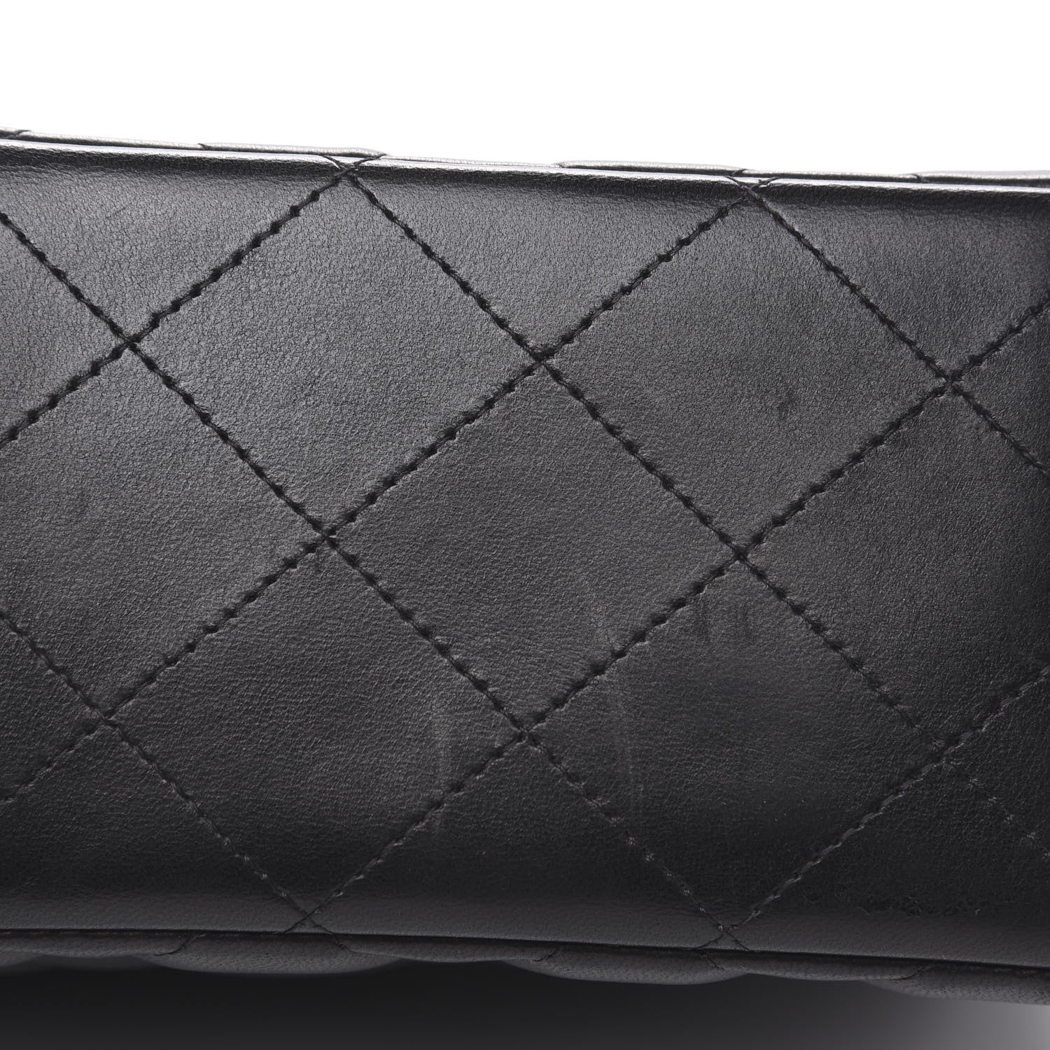 Chanel Lambskin Quilted Jumbo Double Flap Black 8 of 12