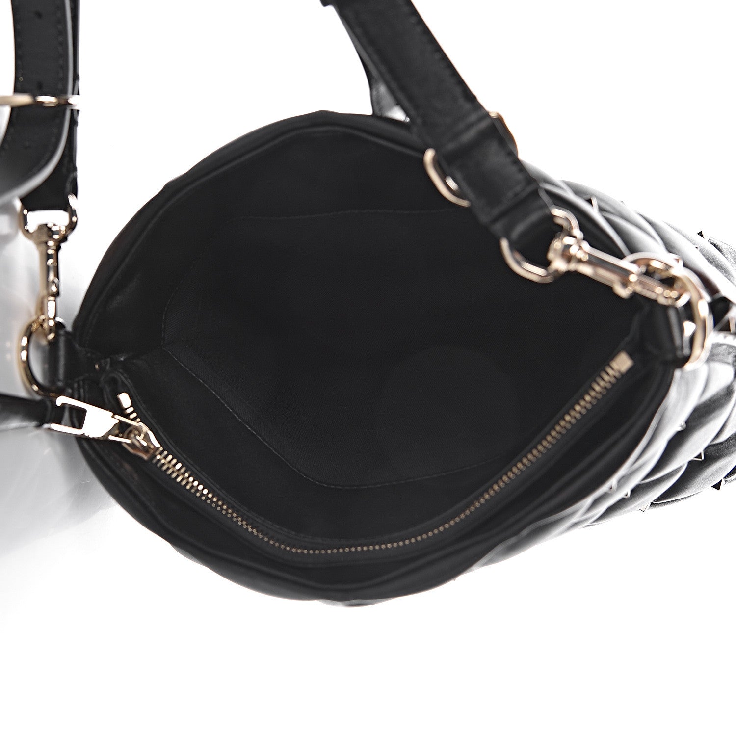 Valentino Garavani Nappa Candystud Shoulder Bag Black 7 of 24