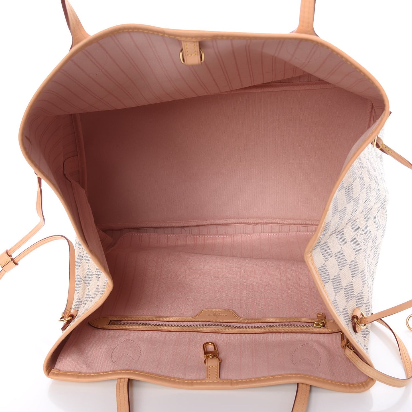 Damier Azur Neo Neverfull GM Rose Ballerine