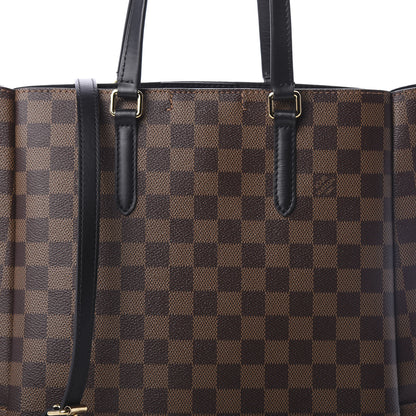 Louis Vuitton Damier Ebene Belmont MM Black 8 of 10