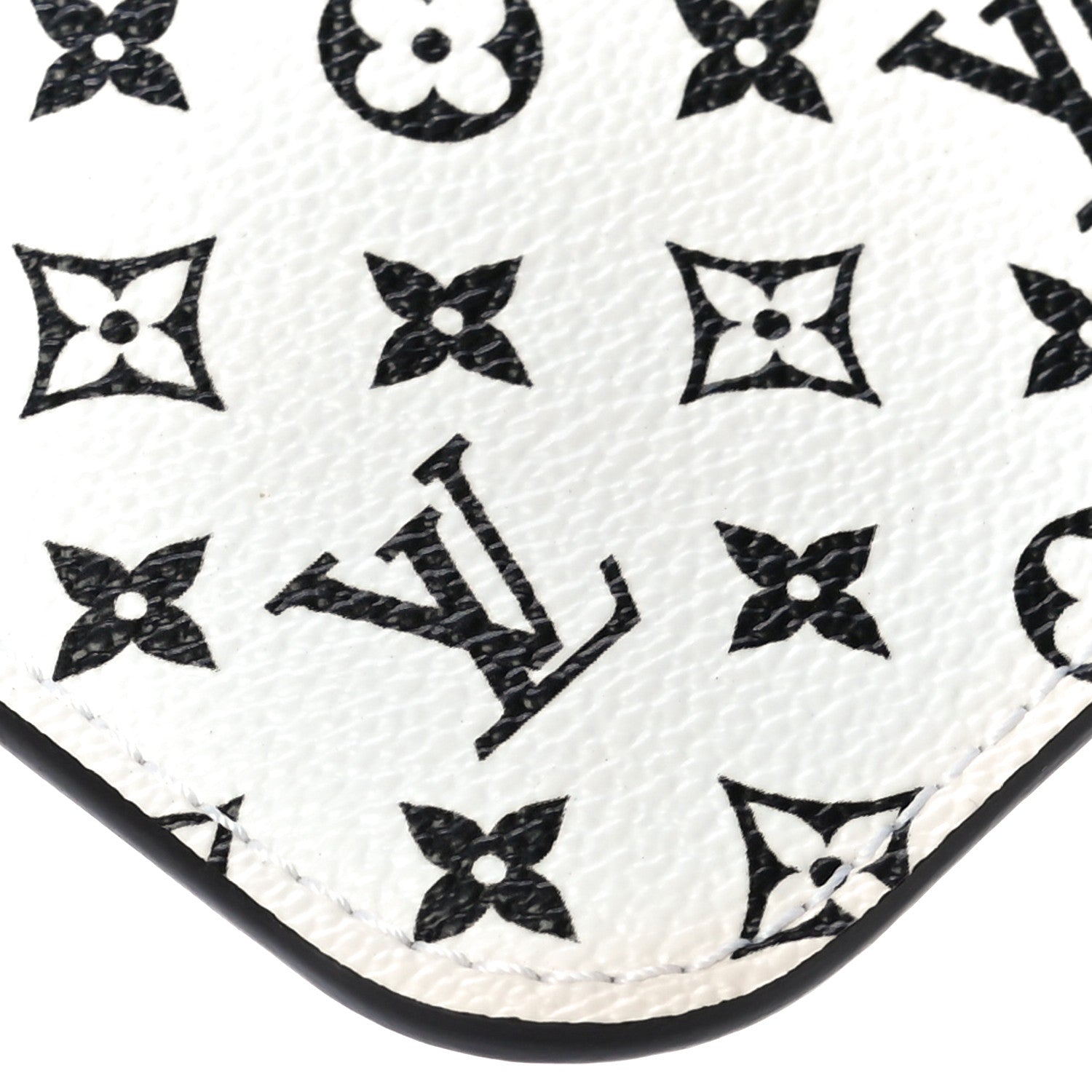 Louis Vuitton Monogram Giant Neverfull MM GM Pochette White 9 of 10