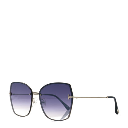 Tom Ford Metal Nickie Sunglasses TF1107 Silver 1 of 7