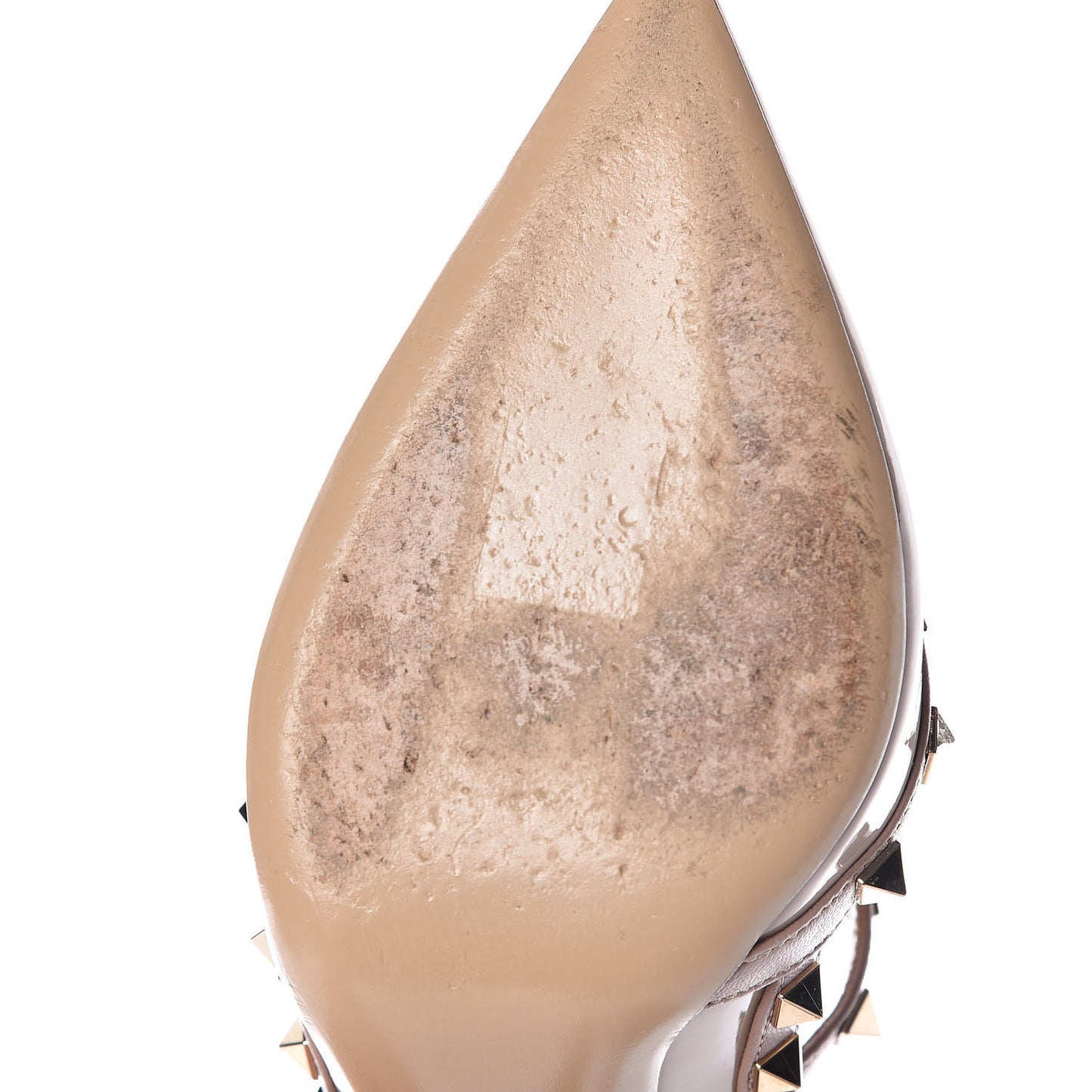 Patent Rockstud Ankle Strap Pumps 38.5 Poudre
