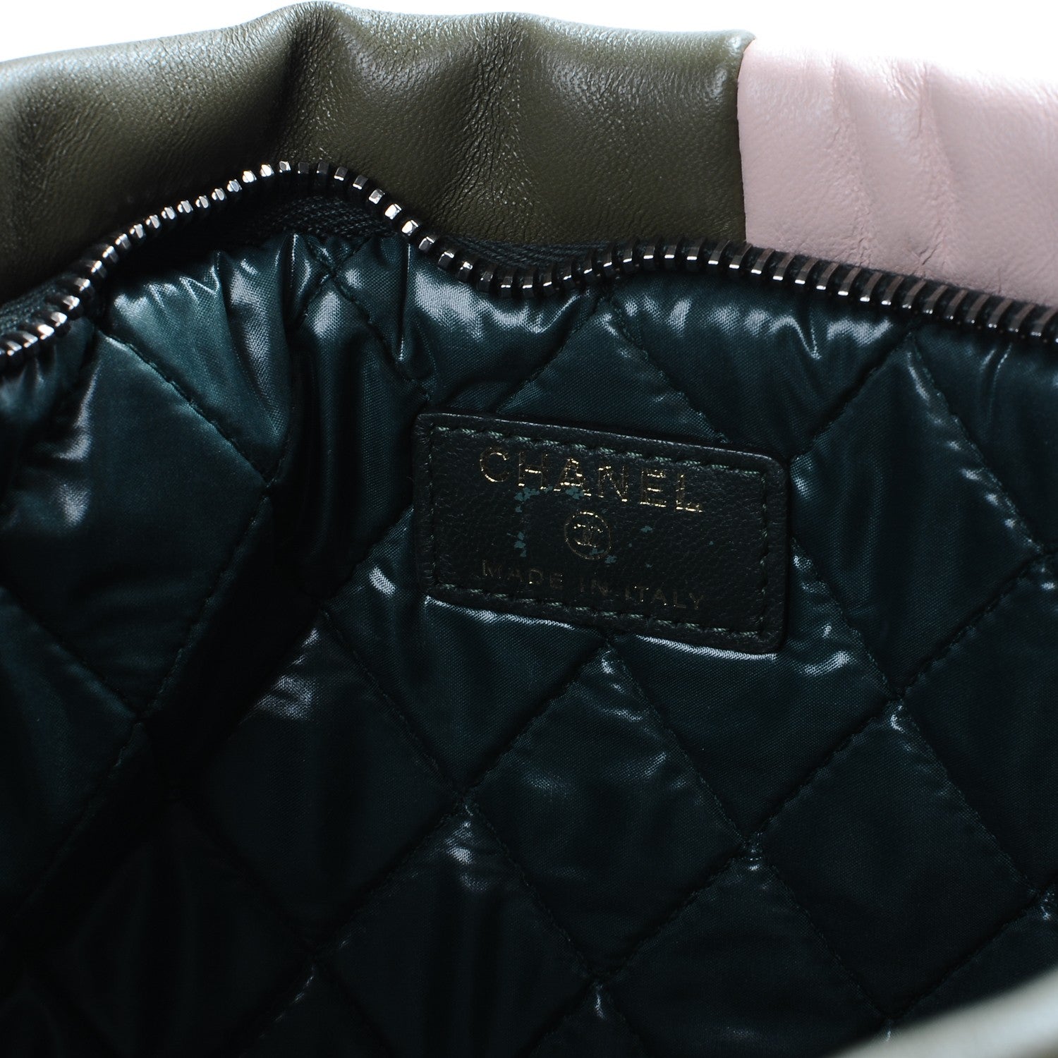 Chanel Lambskin Patchwork Medium Cosmetic Case Multicolor 6 of 8