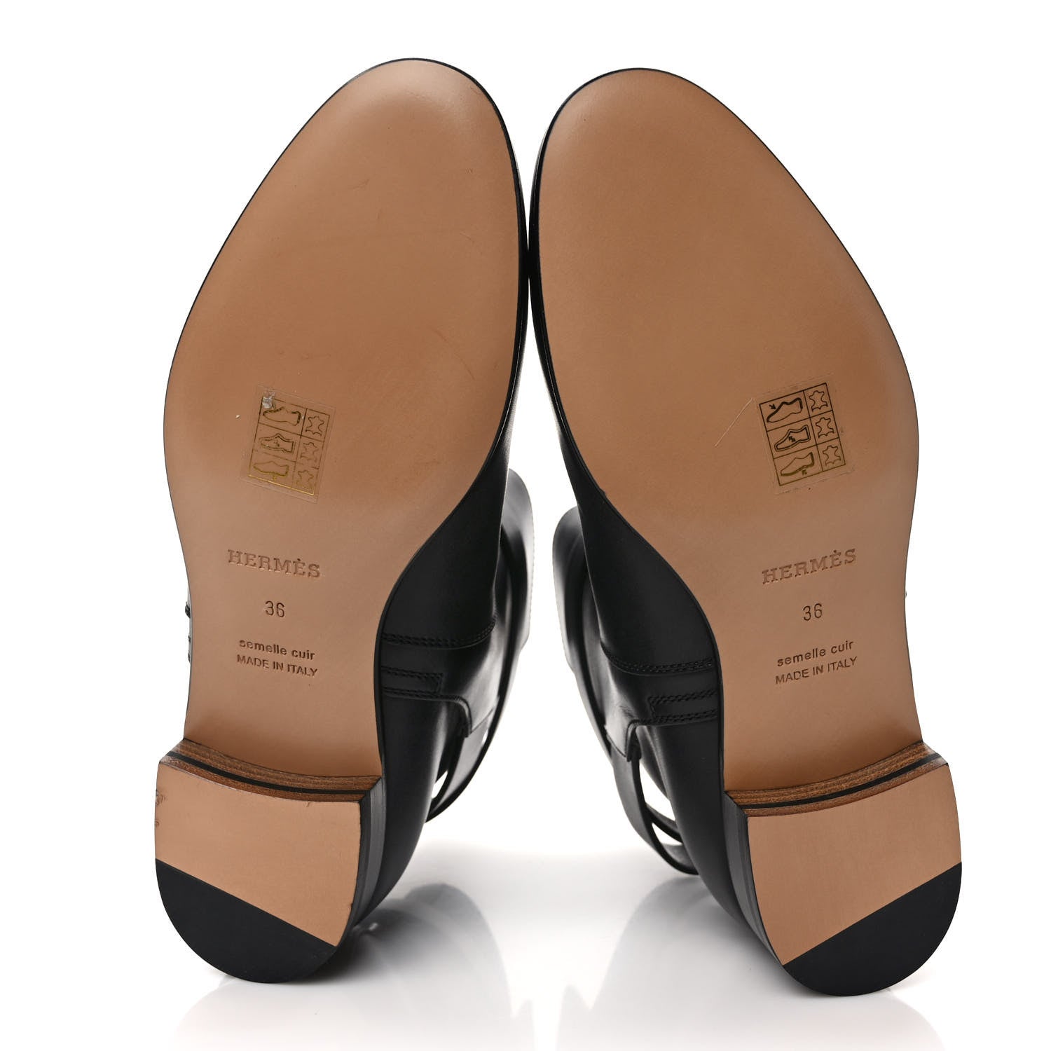 Hermes Calfskin Neo Ankle Boots 36 Black 5 of 8