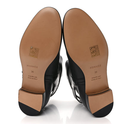 Hermes Calfskin Neo Ankle Boots 36 Black 5 of 8