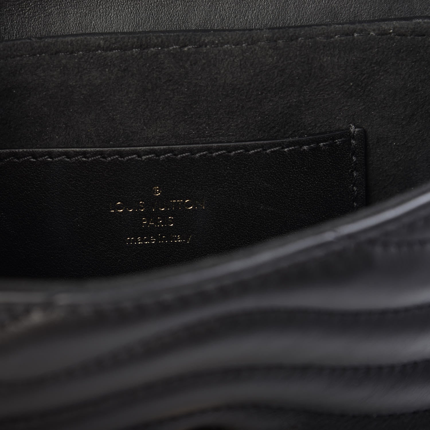 Louis Vuitton Calfskin New Wave Multi Pochette Black 6 of 10