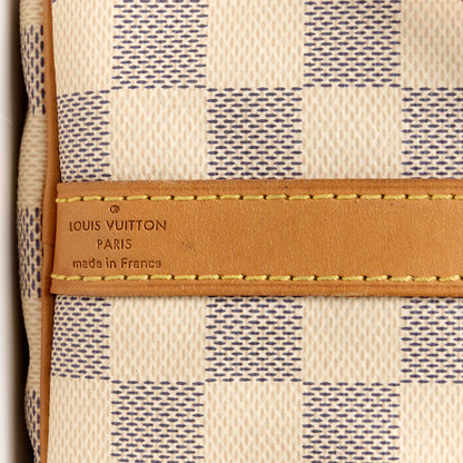 Louis Vuitton Damier Azur Speedy Bandouliere 30 8 of 13