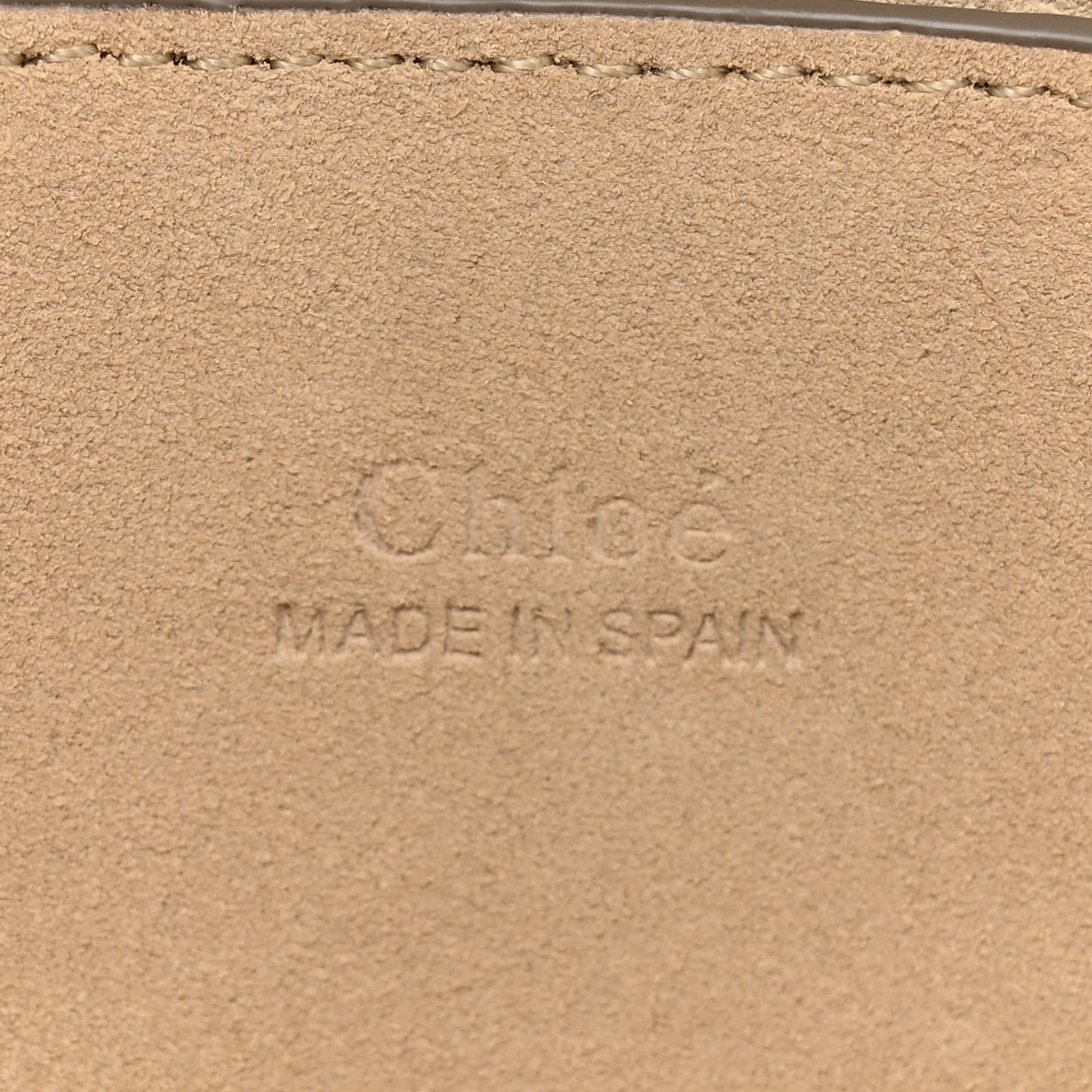 Suede Calfskin Small Faye Shoulder Bag Motty Grey