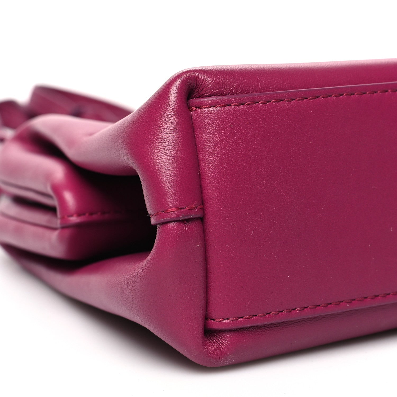 Bottega Veneta Calfskin Small The Point Triangle Bag Cinnabar 8 of 11