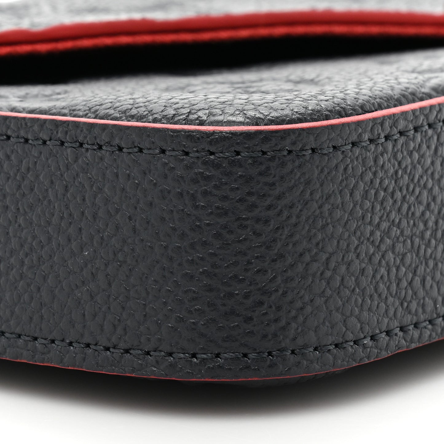 Empreinte Pochette Felicie Chain Wallet Marine Rouge