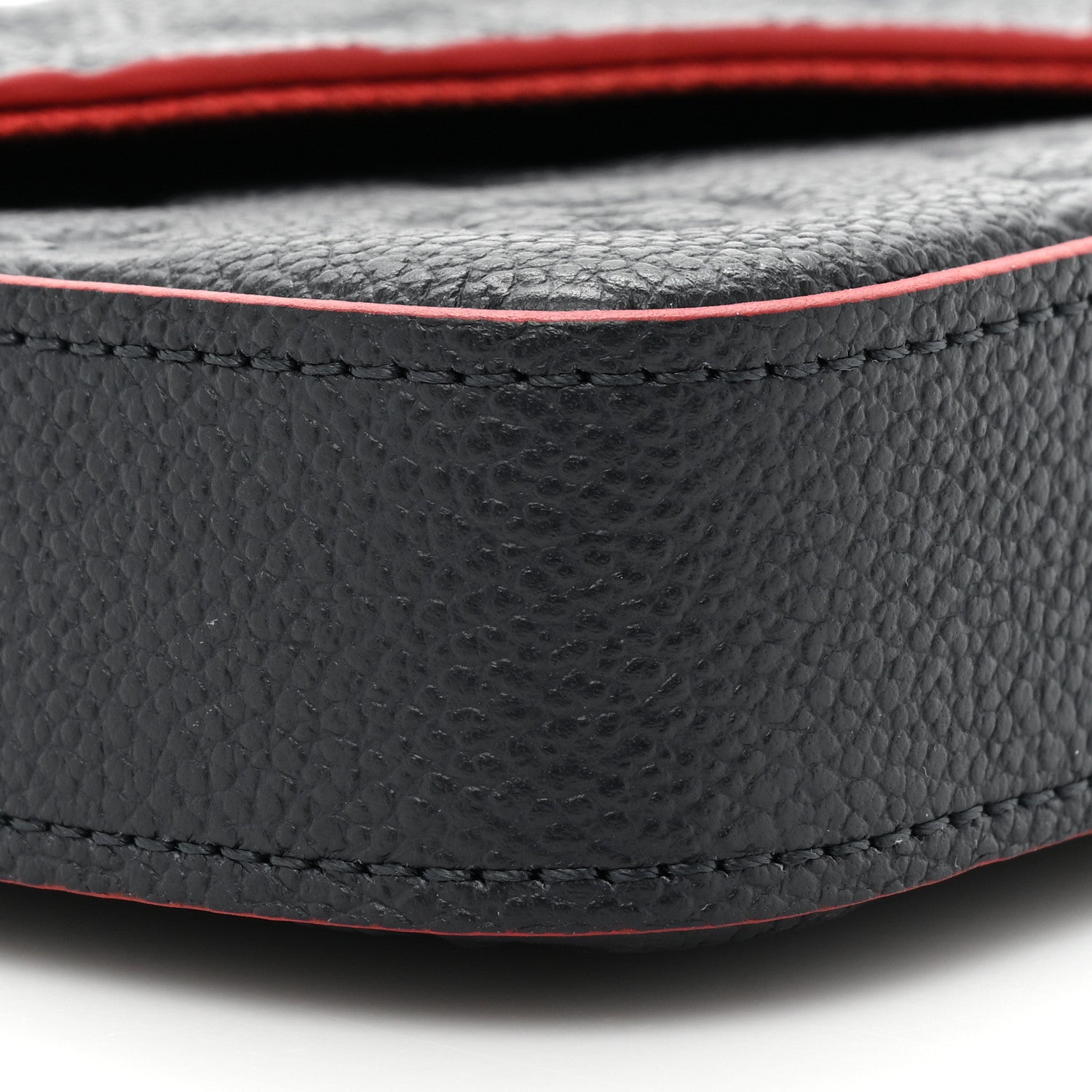 Louis Vuitton Empreinte Pochette Felicie Chain Wallet Marine Rouge 9 of 11