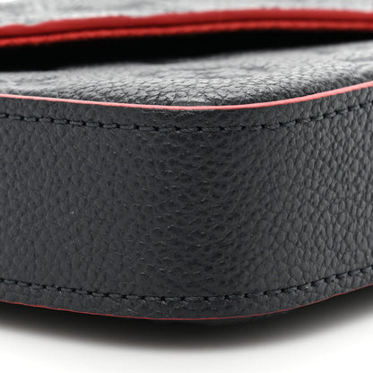 Louis Vuitton Empreinte Pochette Felicie Chain Wallet Marine Rouge 9 of 11