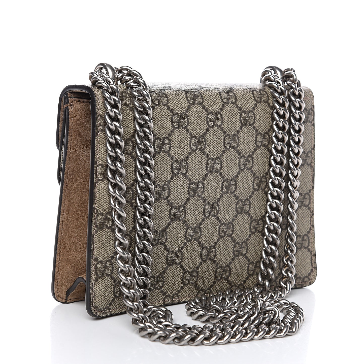 GG Supreme Monogram Mini Dionysus Shoulder Bag Taupe
