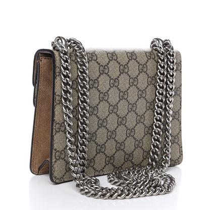 Gucci GG Supreme Monogram Mini Dionysus Shoulder Bag Taupe 2 of 11