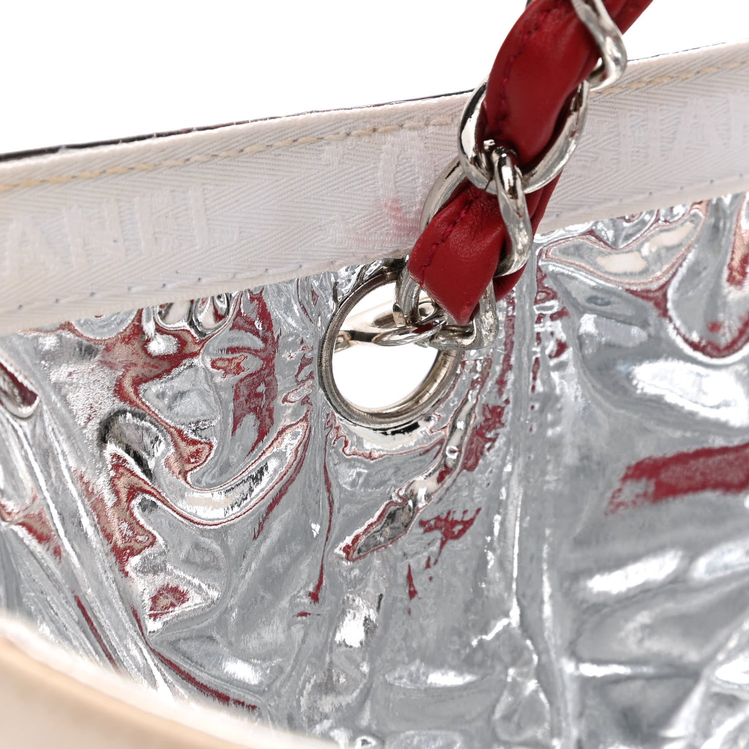 Chanel Canvas Foil N°5 Shopping Tote Beige 12 of 15