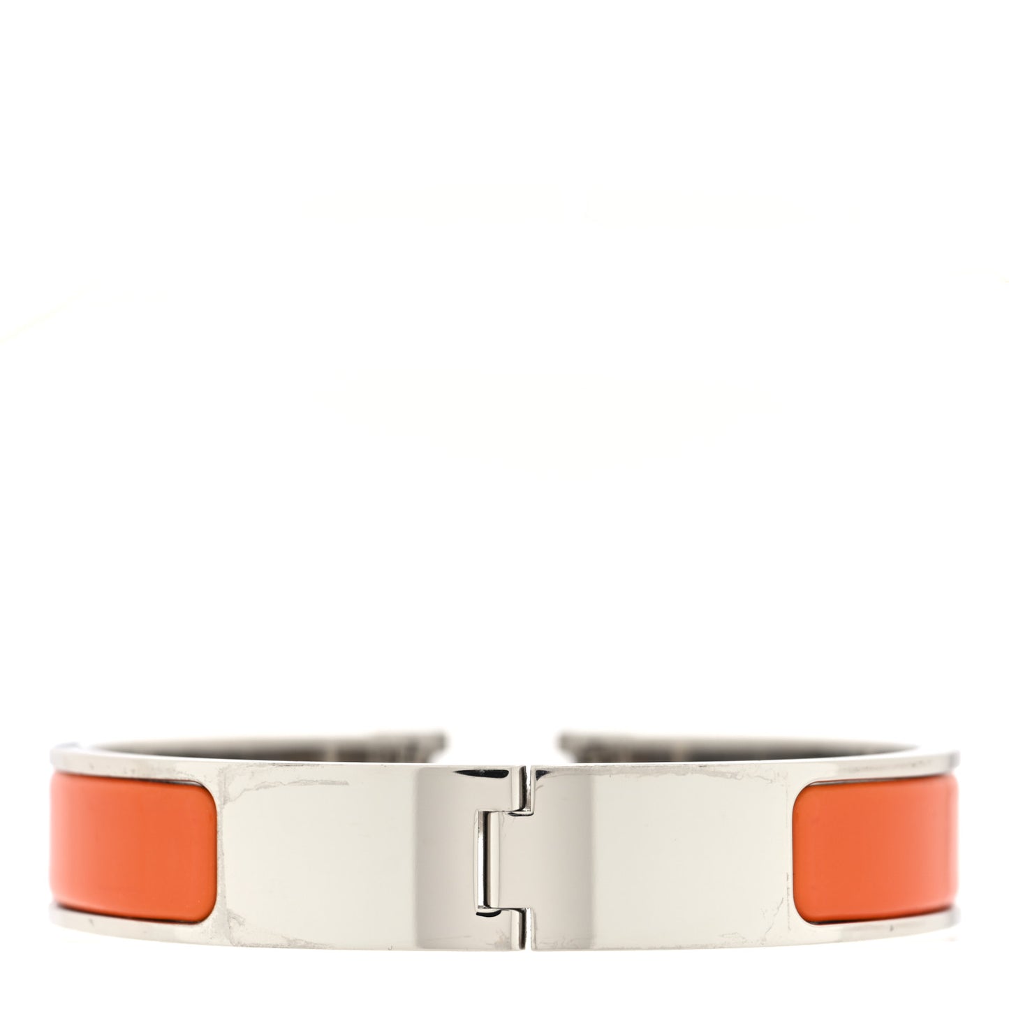 Enamel Narrow Clic Clac H Bracelet PM Orange