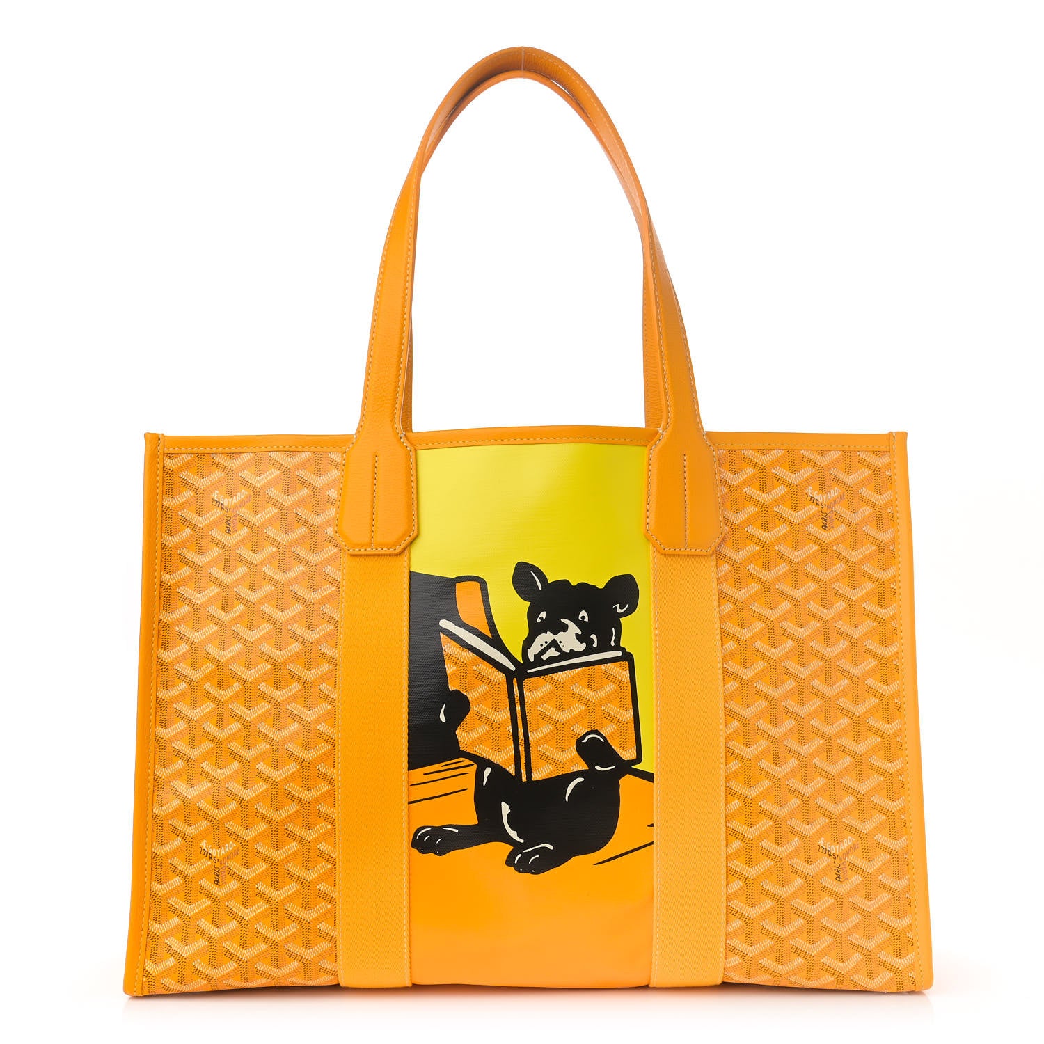 Goyard Goyardine Villette Tote Yellow 1 of 12