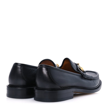 Gucci Mandala Goatskin Mens Horsebit Loafers 9 Black 5 of 11