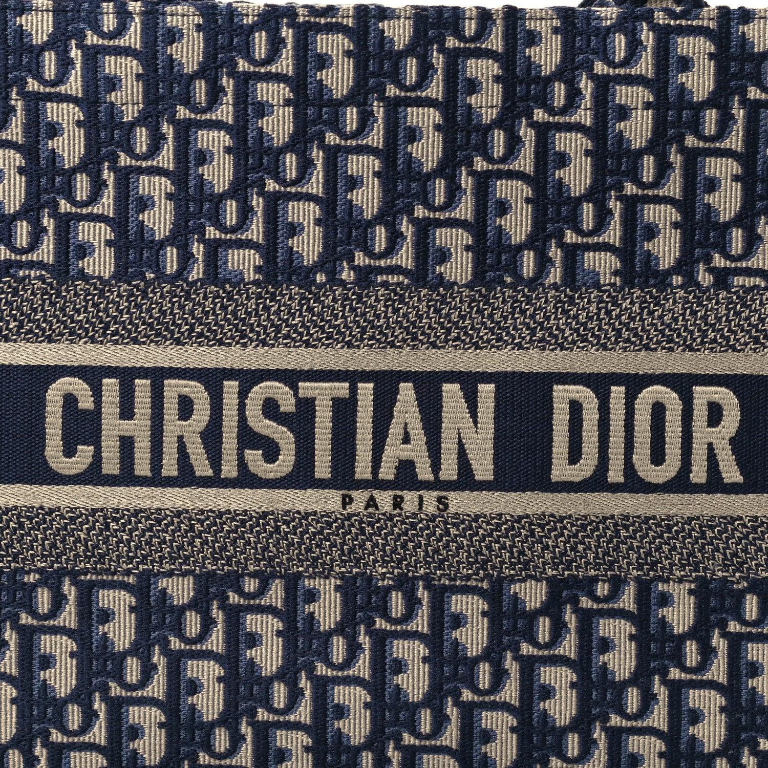 Christian Dior Oblique Medium Book Tote Blue Multicolor 7 of 10