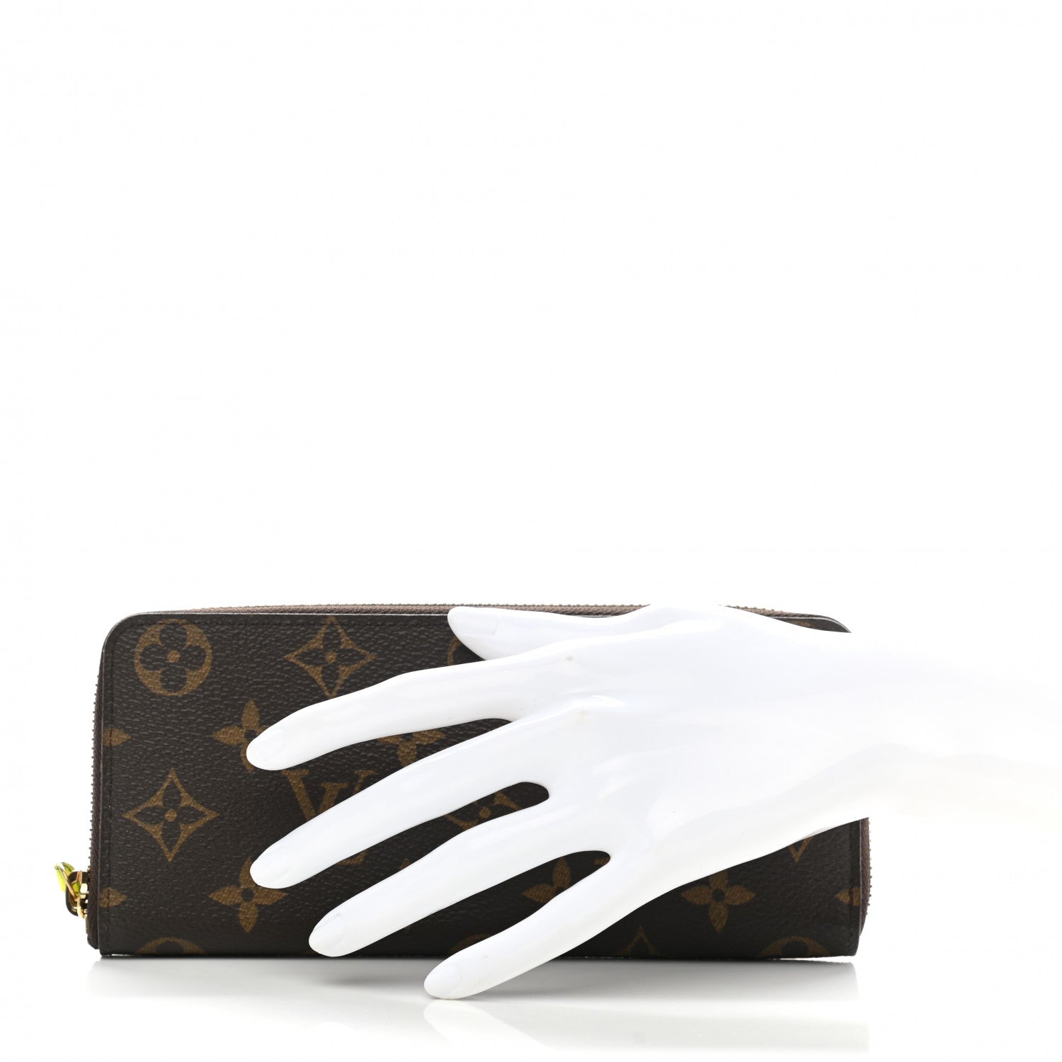 Louis Vuitton Monogram Clemence Wallet Acid Yellow 2 of 7