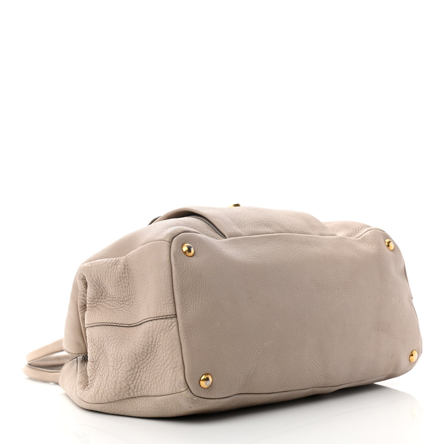 Vitello Daino Pocket Tote Argilla