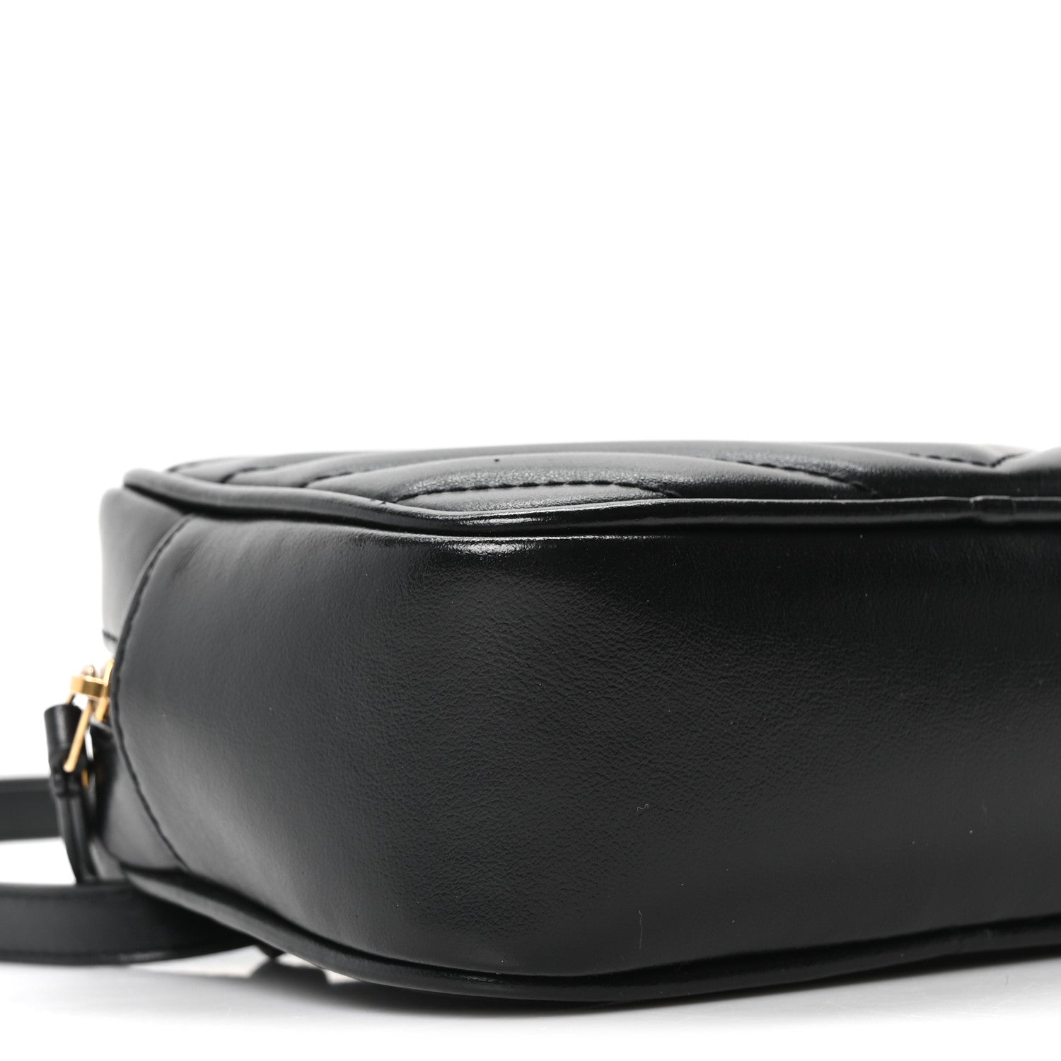 Saint Laurent Calfskin Matelasse Monogram Lou Belt Bag Black 8 of 9
