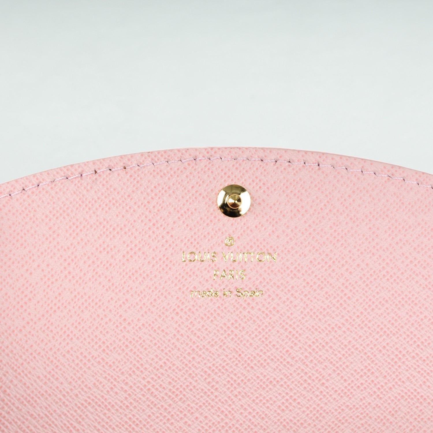Louis Vuitton Damier Ebene Caissa Wallet Rose Ballerine 6 of 7