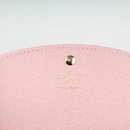 Louis Vuitton Damier Ebene Caissa Wallet Rose Ballerine 6 of 7