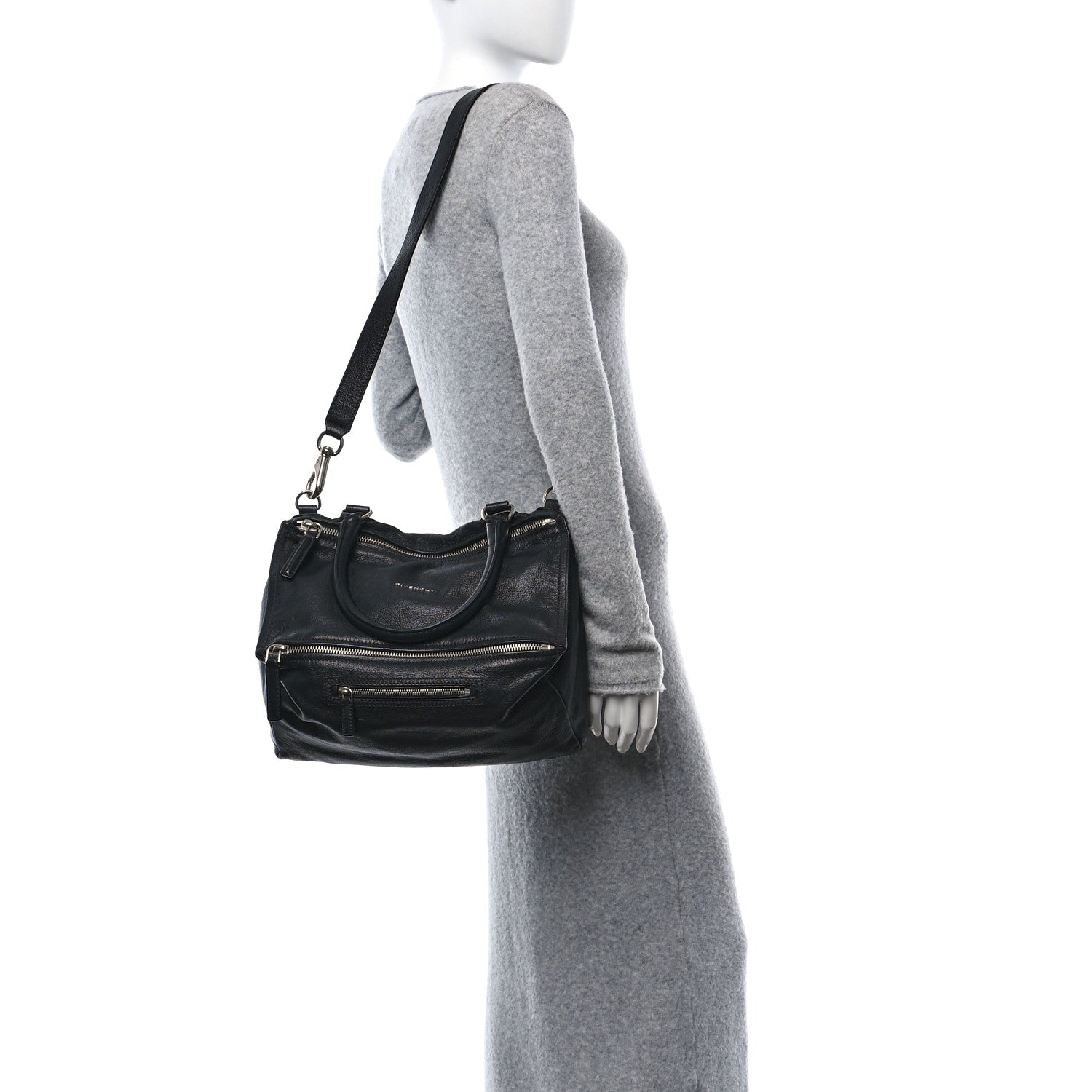 Givenchy Sugar Goatskin Small Pandora Black 2 of 12