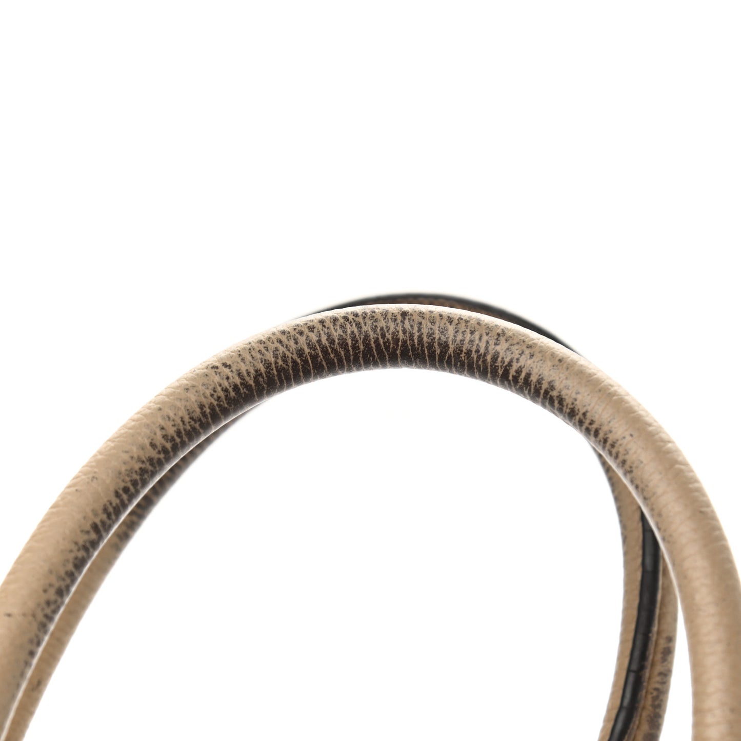 Drummed Calfskin Micro Luggage Dune