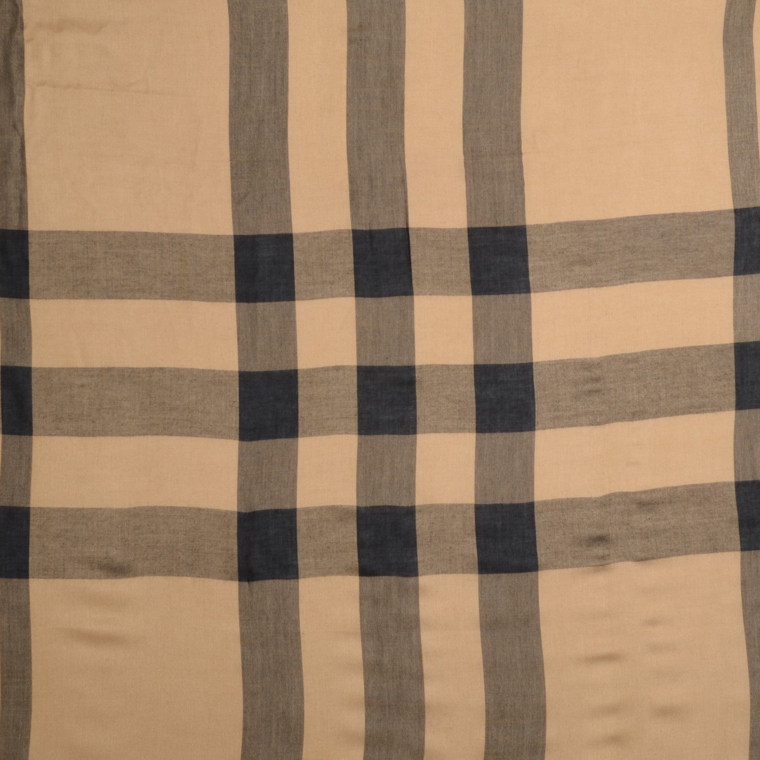 Burberry Cashmere House Check Lightweight Scarf Camel 1 of 4