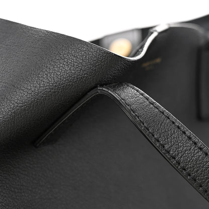 Saint Laurent Calfskin Large Shopping Tote Black 14 of 18