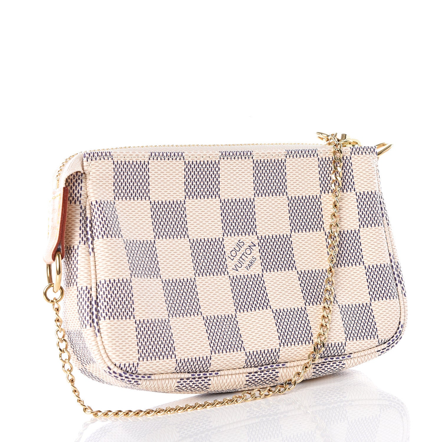 Louis Vuitton Damier Azur Mini Pochette Accessories 2 of 7