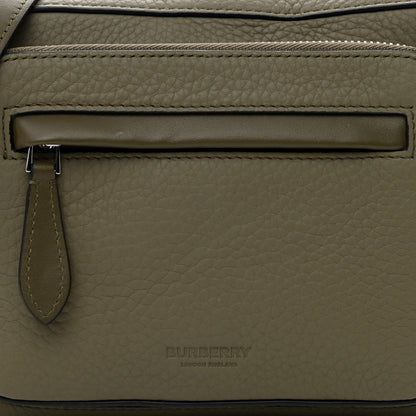 Burberry Grained Calfskin Olympia Crossbody Bag Dark Khaki Green 9 of 11