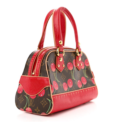 Louis Vuitton Lizard Monogram Cerises Neo Deauville 3 of 10