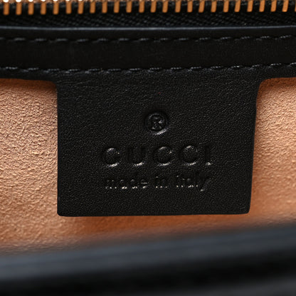 Gucci Velvet GG Monogram Small Sylvie Shoulder Bag Black 5 of 9