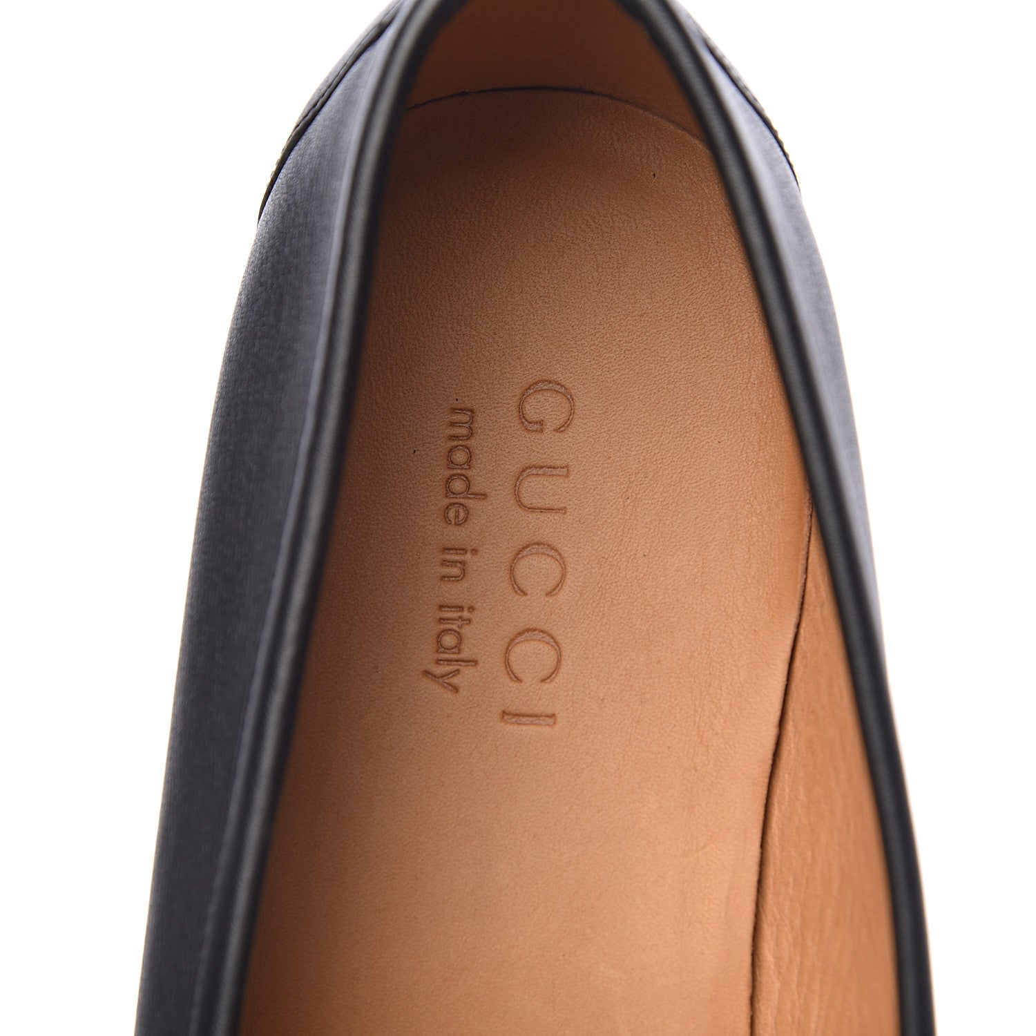 Gucci Calfskin Miro Soft Mens Horsebit Loafers 8.5 Black 8 of 9