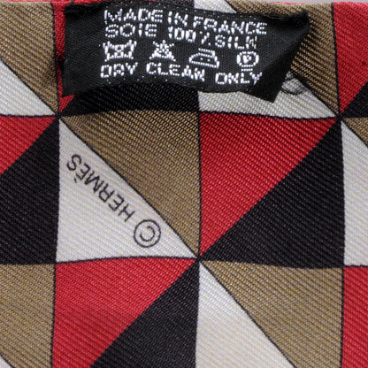 Hermes Silk Psyche Twilly Noir Rouge Anis 3 of 5