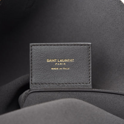 Saint Laurent Calfskin Large Shopping Tote Dark Grey 5 of 7