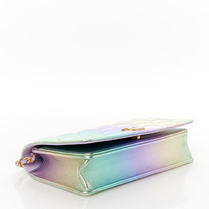 Chanel Iridescent Lambskin CC Roller Skate Clutch With Chain Multicolor 4 of 11