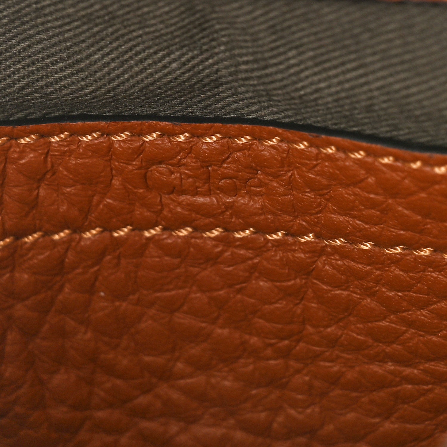 Chloe Grained Calfskin Small Marcie Saddle Bag Tan 6 of 8
