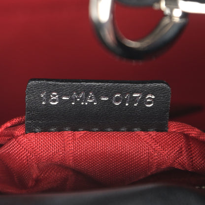 Christian Dior Lambskin Cannage Mini Lady Dior Black 6 of 13