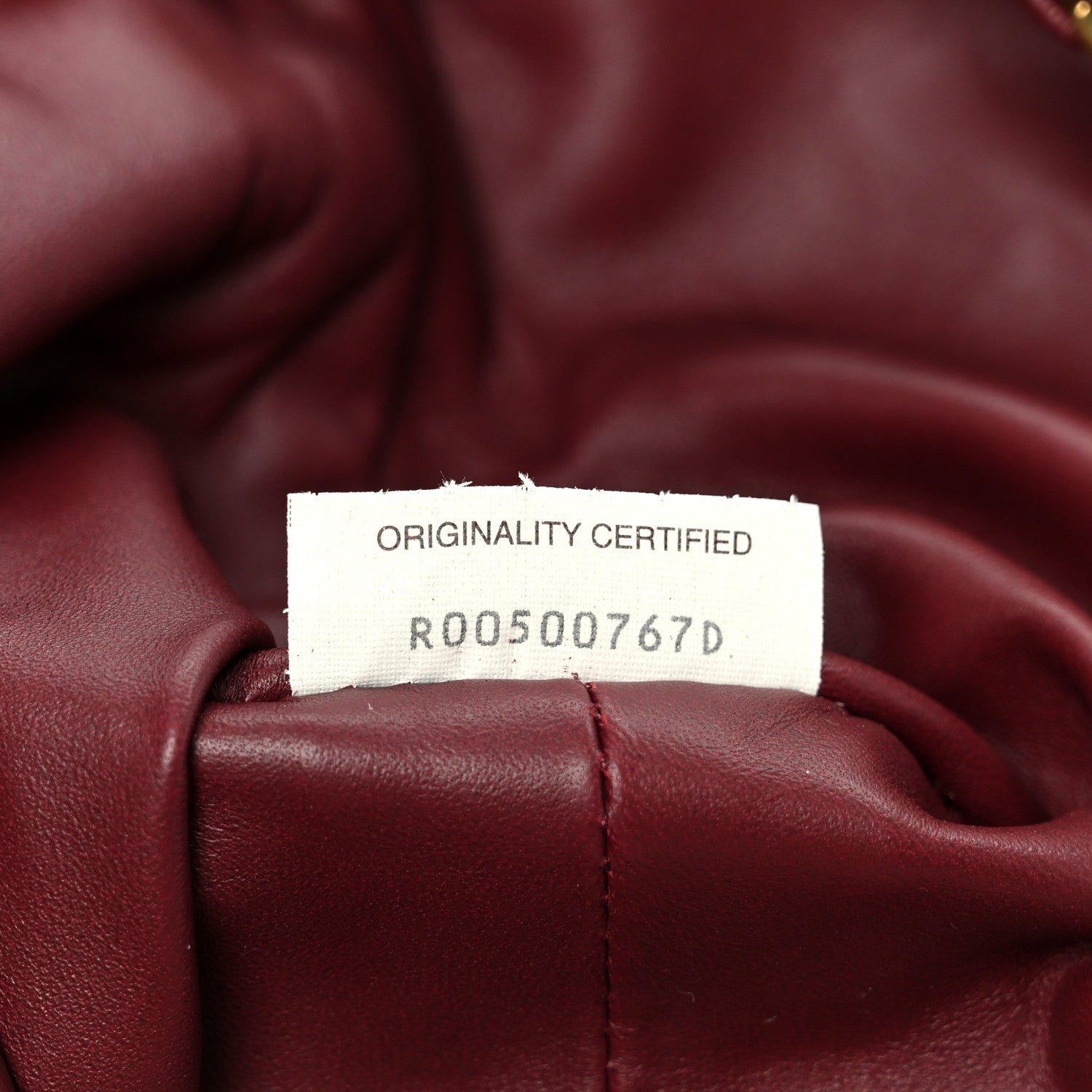 Bottega Veneta Nappa Intrecciato Teen The Lauren 1980 Clutch With Chain Barolo 8 of 11
