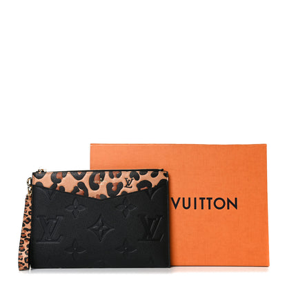 Louis Vuitton Empreinte Monogram Giant Wild at Heart Pochette Melanie MM Black 11 of 11