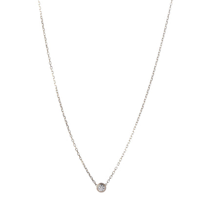 Cartier 18K Yellow Gold Diamond LM D'Amour Pendant Necklace 1 of 7