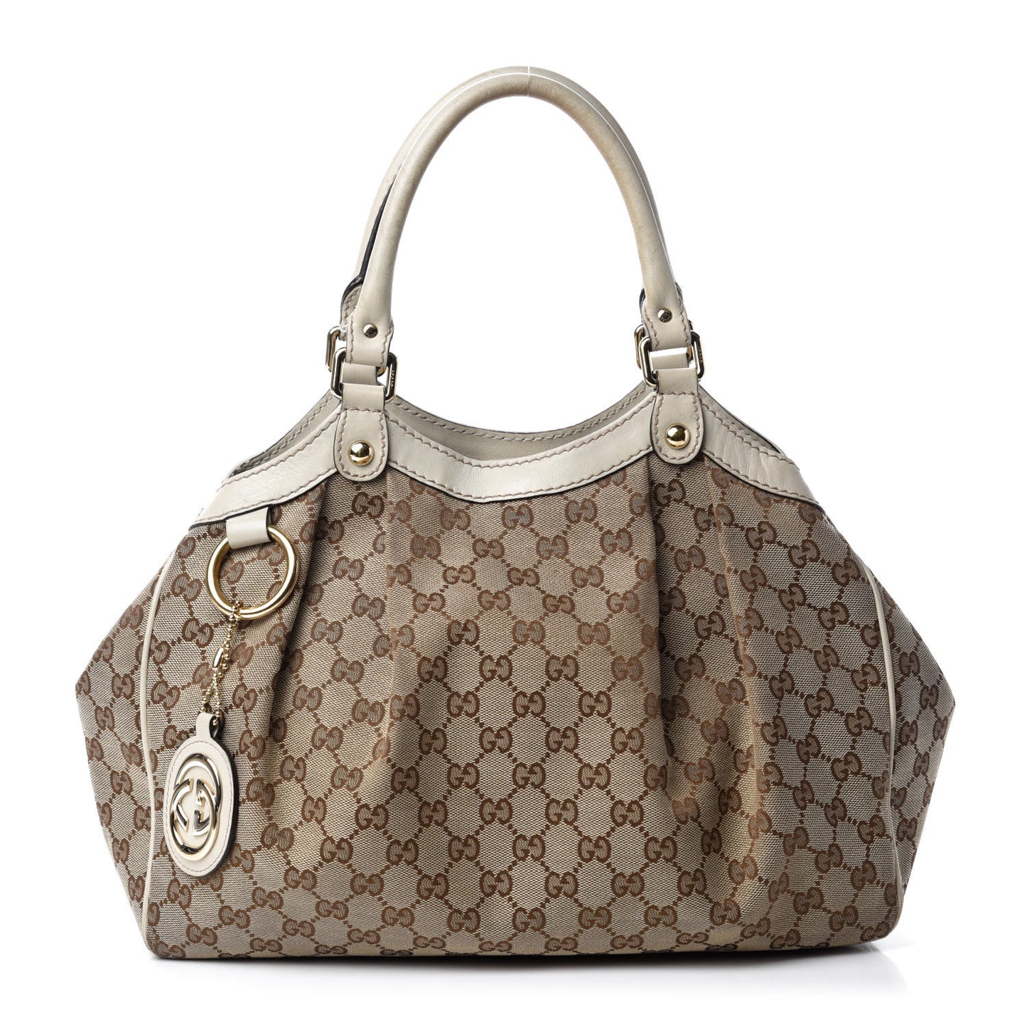 Monogram Medium Sukey Tote Off White